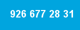926 677 28 31 926 677 28 31